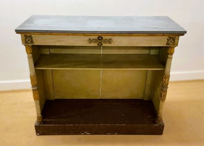 Lot 669 - A 19th century neoclassical marble topped...