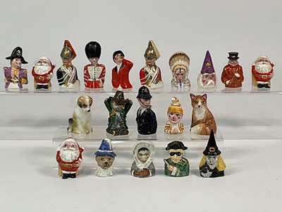 Lot 262 - DAVID BOWKETT; twenty ceramic character candle...