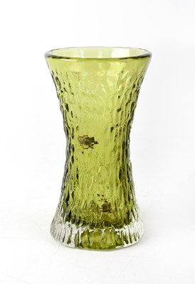Lot 735 - WHITEFRIARS; an ocean green waisted vase,...