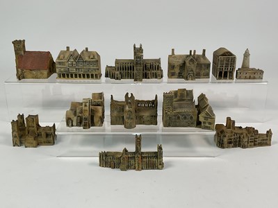Lot 288 - A collection of porcelain models of historical...