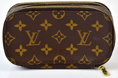 Lot 401 - LOUIS VUITTON; a double sided zip up...