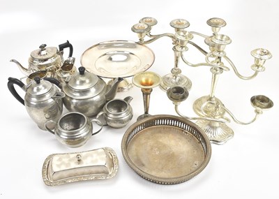Lot 19 - A collection of electro plated items,...