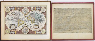 Lot 493 - NICHOLAS BERCY; a hand-coloured map of the...
