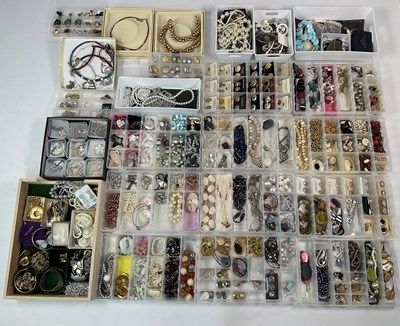 Lot 566 - A quantity of designer jewellery in boxes and...