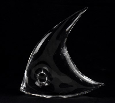 Lot 200 - DAUM, FRANCE; a clear glass model sculpture of...