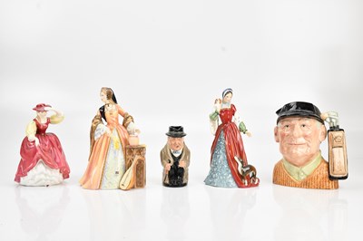 Lot 1521 - ROYAL DOULTON; three figures comprising 'Anne...