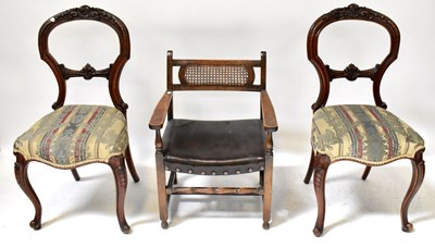 Lot 32 - Five 19th and 20th century chairs, comprising...
