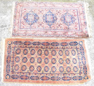 Lot 108 - Four rugs comprising a pair of Chinese wool...