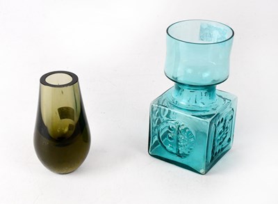 Lot 707 - ATTRIBUTED TO WHITEFRIARS; a smoky brown glass...