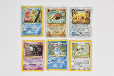 Lot 2081 - POKEMON; a collection of holo cards comprising...