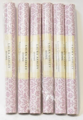 Lot 374 - Eighteen Laura Ashley Home rolls of wallpaper...