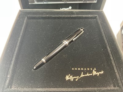 Lot 4 - MONTBLANC; two pens to include a special...