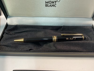 Lot 4 - MONTBLANC; two pens to include a special...