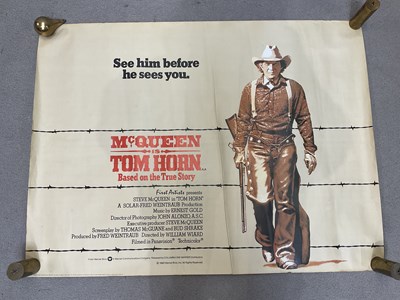 Lot 2376 - TOM HORN; a 1980 British quad poster, 76 x 101cm.