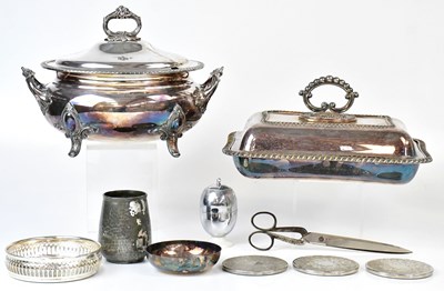 Lot 537 - A quantity of silver-plated wares to include...