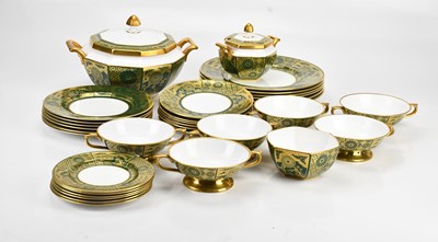 Lot 1566 - CAVERSWALL; a part 'Imperial' dinner set...