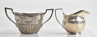 Lot 425 - A Victorian hallmarked silver cream jug,...