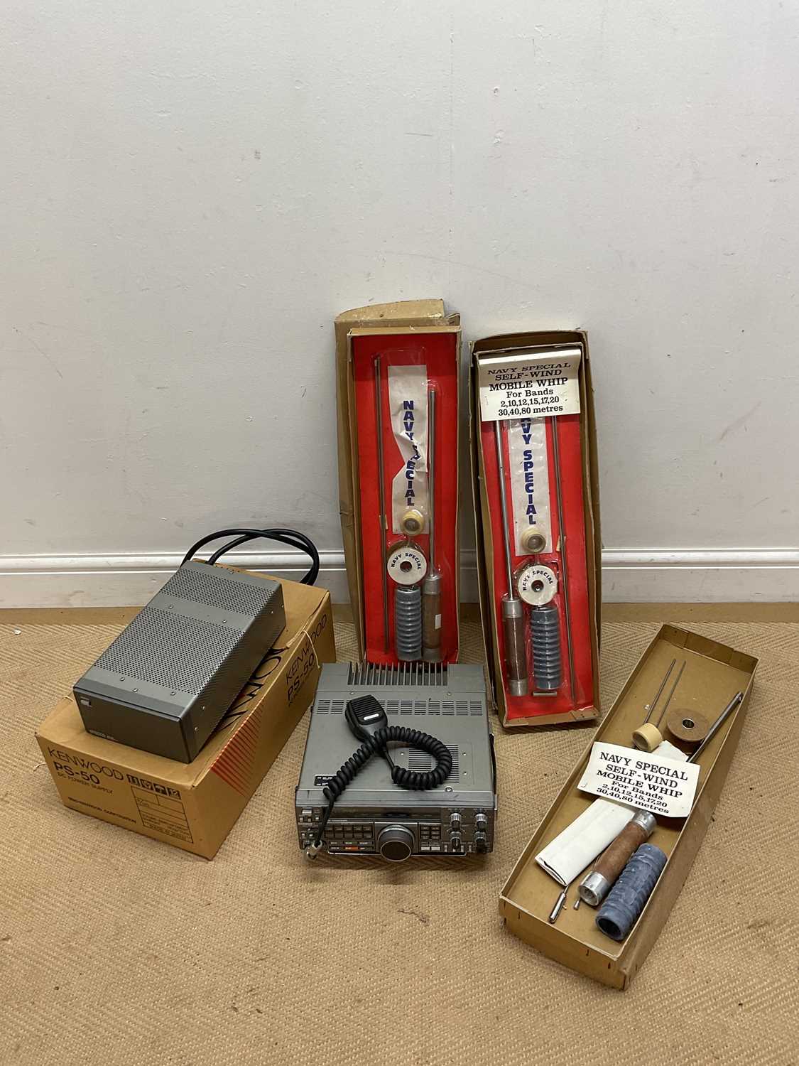 Lot 16 - KENWOOD; a CB Radio system to include A power...