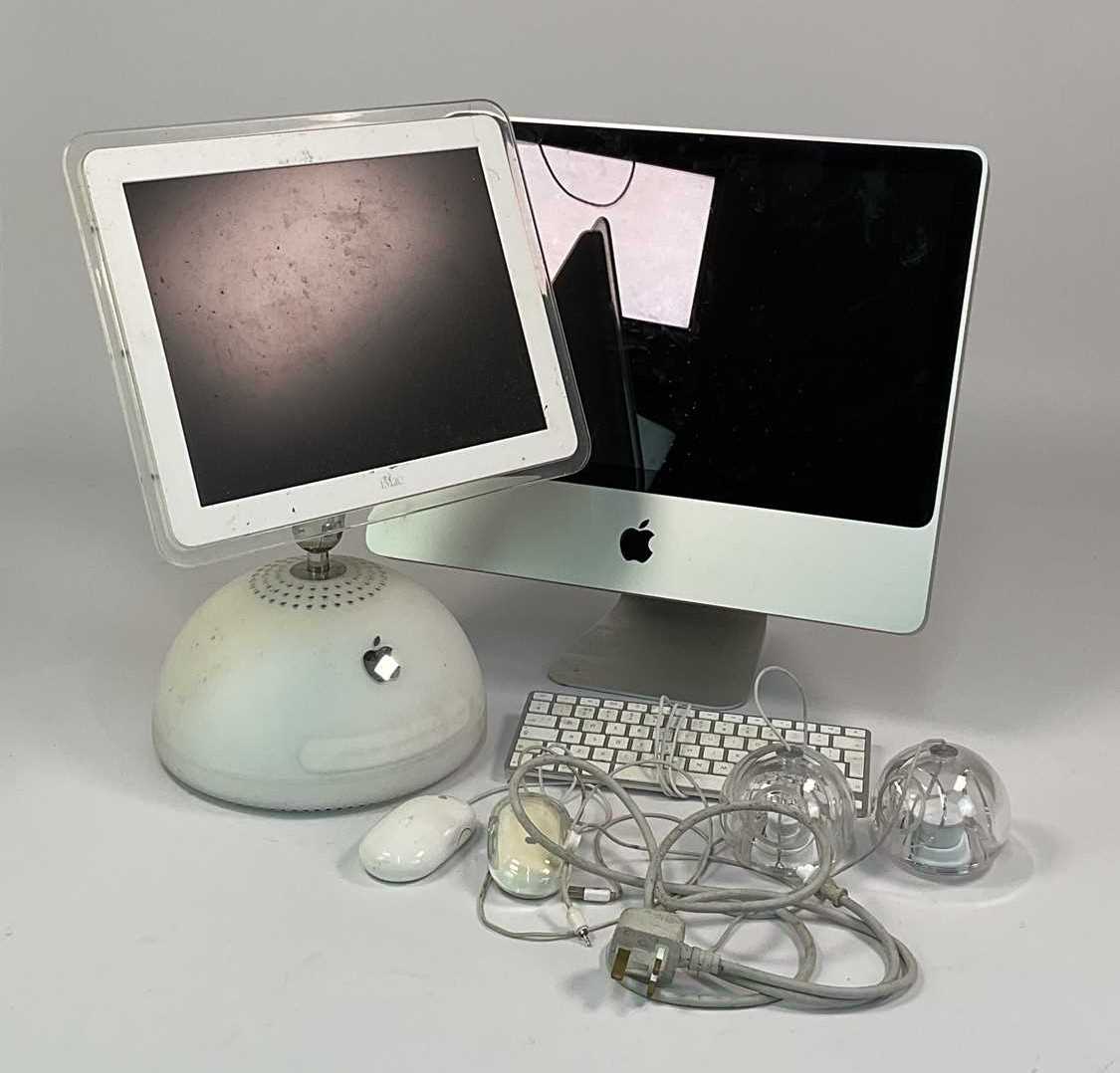 Lot 22 - APPLE; an iMAC 20 inch model A1224, together...
