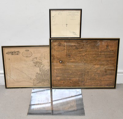 Lot 1749 - A group of four maps comprising The Town and...