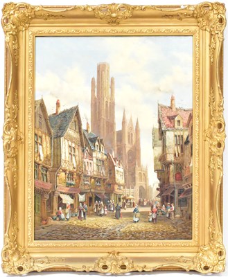 Lot 451 - HENRY SCHAFER (1833-1916); oil on canvas,...