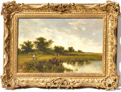 Lot 442 - CARL BRENNIR (1850-1920); oil on canvas,...