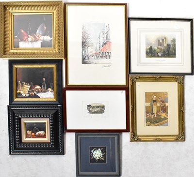 Lot 482 - Eight various prints including a limited...