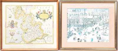 Lot 487 - Four colour lithographs comprising a Jen...