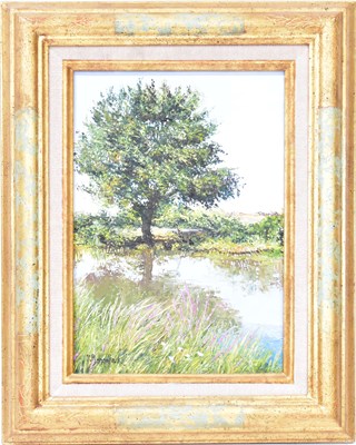 Lot 413 - Y. BONNEFLEUR (20th century); oil on canvas,...