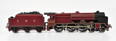 Lot 2162 - A scratch-built O gauge locomotive and tender,...