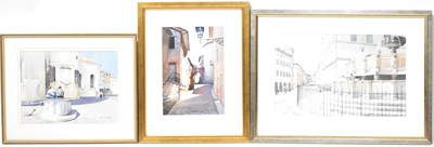Lot 471 - JOHN PICKLES (20th century); watercolour, 'The...
