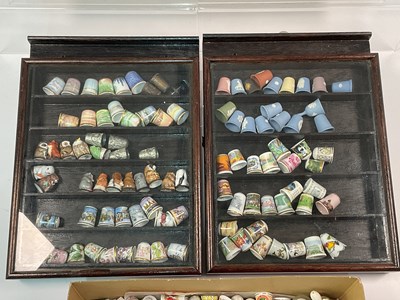 Lot 23 - A large quantity of decorative thimbles,...