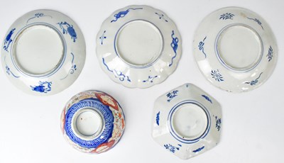 Lot 225 - Five pieces of Japanese Meiji period Imari...