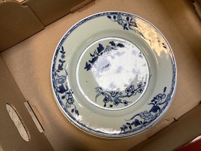 Lot 244 - Four 18th century Chinese blue and white...