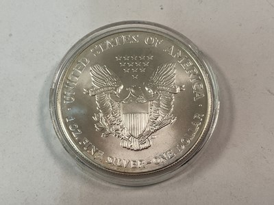 Lot 400 - A United States of America 1oz Fine Silver...