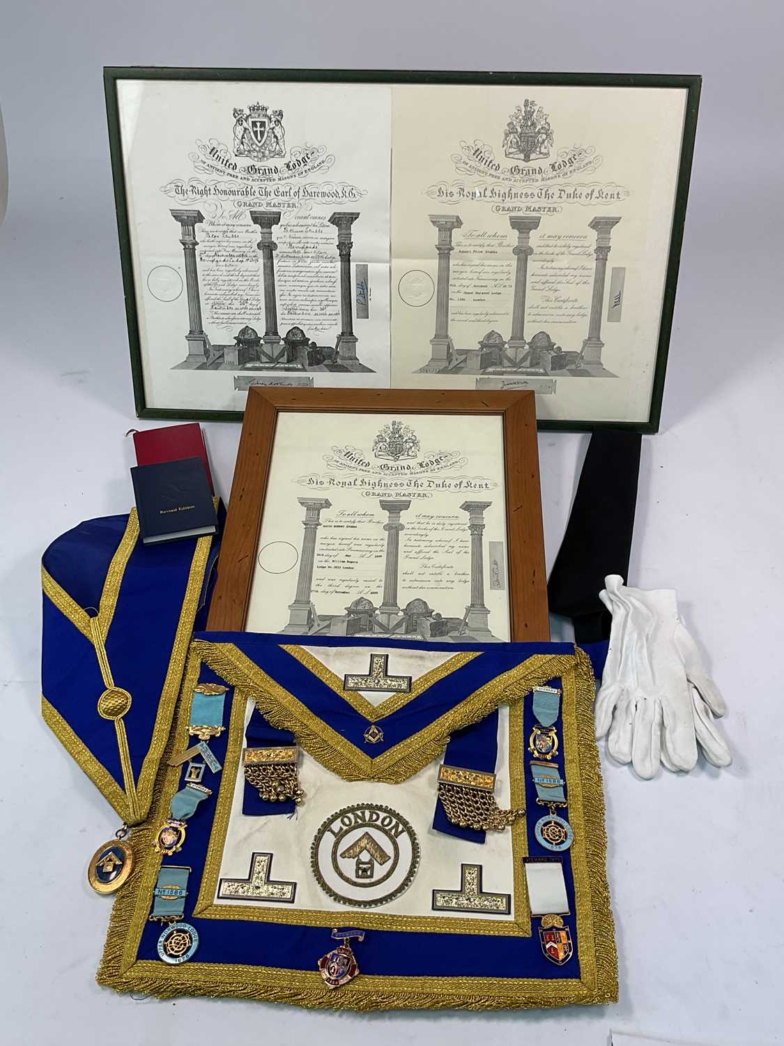 Lot 52 - MASONIC INTEREST; a collection of Masonic...