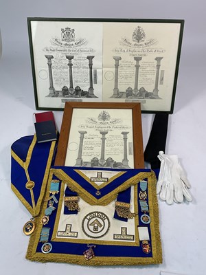 Lot 52 - MASONIC INTEREST; a collection of Masonic...