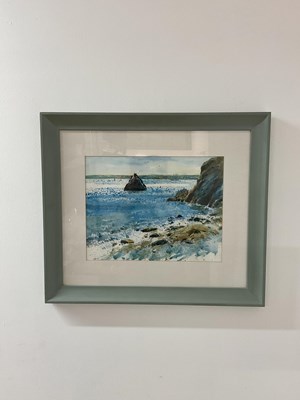 Lot 369 - RICHARD THORN RI SWAC; watercolour, 'Beacon...