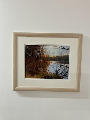 Lot 373 - RICHARD THORN RI SWAC; watercolour, 'Winter...