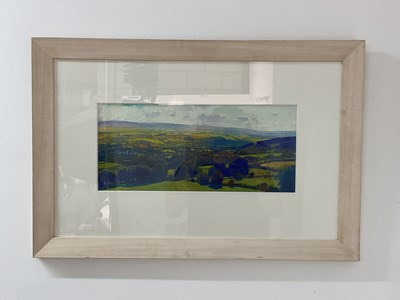 Lot 370 - RICHARD THORN RI SWAC; watercolour, 'Down to...