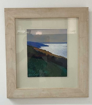 Lot 368 - RICHARD THORN RI SWAC; acrylic, 'Coastal Light'...
