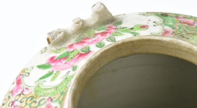 Lot 246 - A 19th century Chinese Famille Rose medallion...