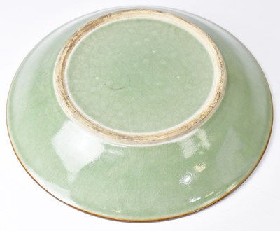Lot 260 - A Chinese crackle glaze celadon bowl, diameter...