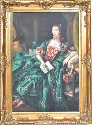 Lot 437 - P LEVINSKY; oil on canvas, after Francois...