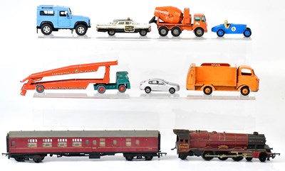 Lot 340 - A collection of playworn diecast model...