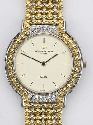 Lot 1104 - VACHERON CONSTANTIN; a lady's 18ct yellow gold...