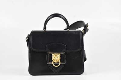 Lot 1355 - ASPINAL; a black leather Lansdowne handbag,...