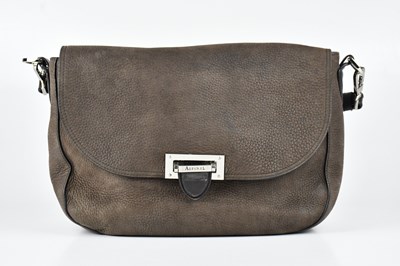 Lot 1358 - ASPINAL; a brown grain nubuck leather...