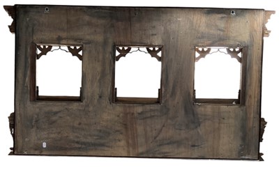 Lot 8 - An Indian jharokha profusely carved wooden...