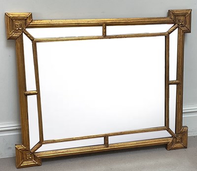 Lot 1016 - A 19th century style gilt framed rectangular...